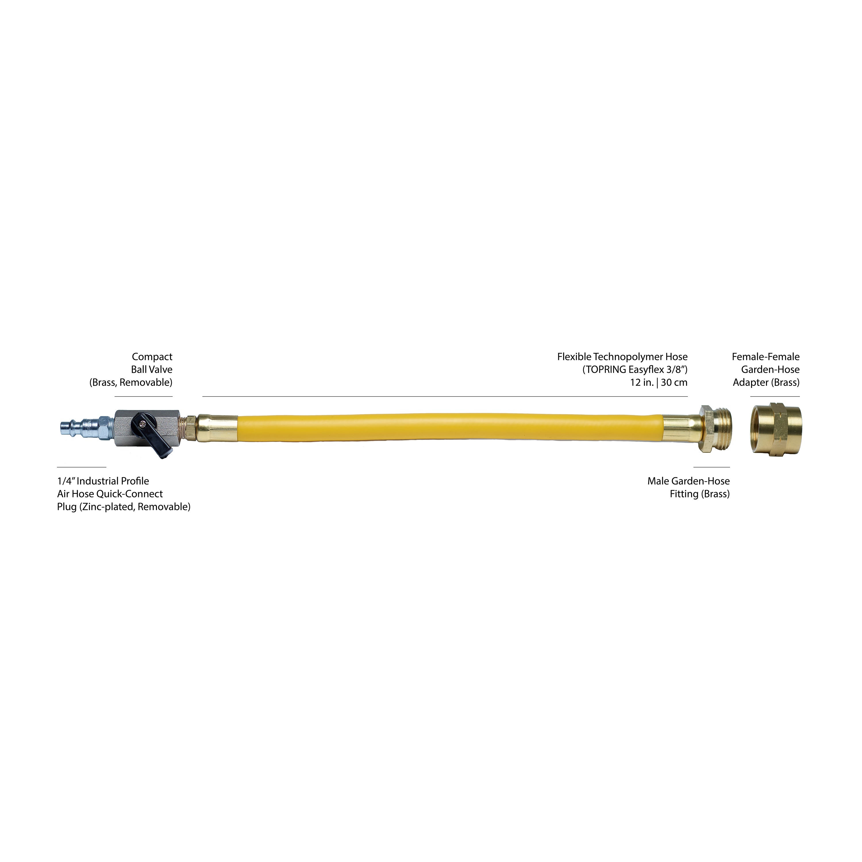アウトロー blow Compressed Air Water Blow Out Tool, Male and Female